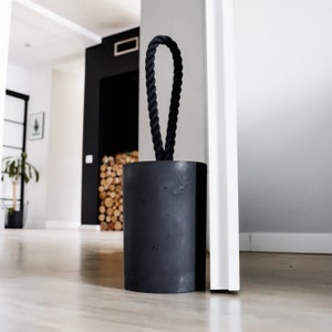 Concrete Heavy Door Stop Large Door Stopper Porch Decor Modern Decor Gift Outdoor Doorstop Exterior Door Stop Concrete Decor Gift For Home