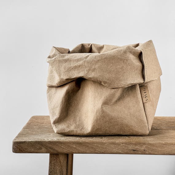 Washable Paper Storage Bag: Sustainable Home Organizer