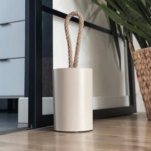 Concrete Door Stop – Modern Door Stop, Heavy Duty Concrete Door Stoppers, Contemporary Door Stops for Home & Office, Door Stop Concrete XXL