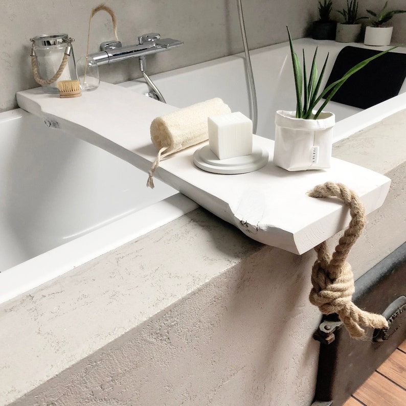Bad Caddy Tablett für Wanne weiße Badewanne Tisch Bad ...