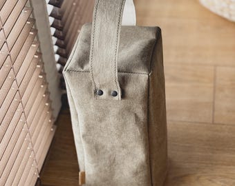 Tall Door Stopper Bag of Washable Paper, Weighted Fabric Door Stop