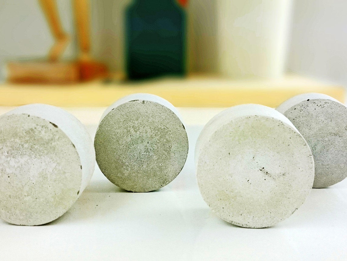 Boutons de tiroir en béton ensemble bouton de tiroir de forme Etsy