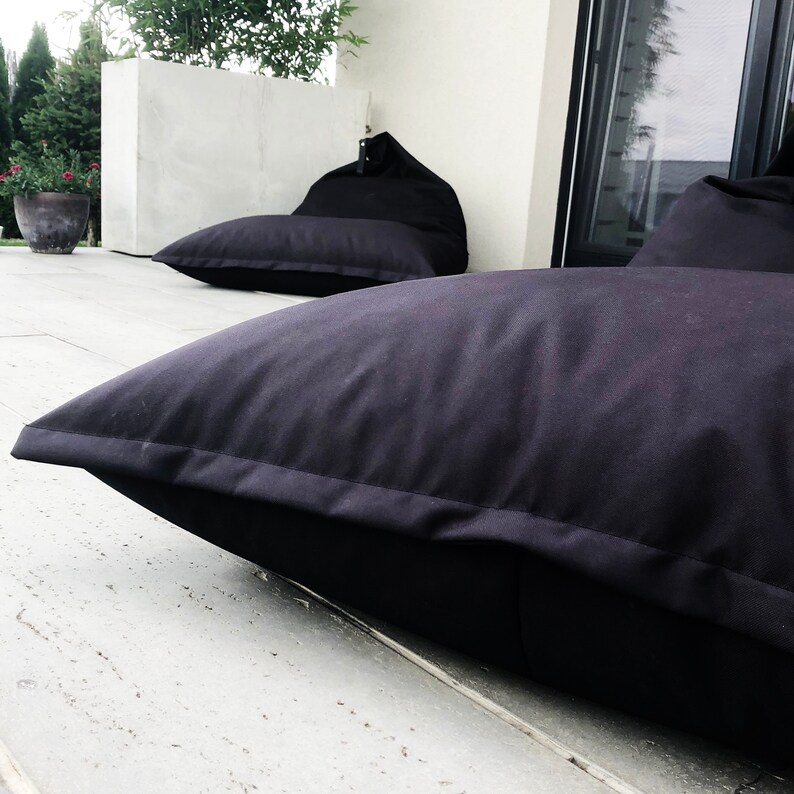 Modern Bean Bag Bean Bag Chair Outdoor Lounger Waterproof Etsy Canada