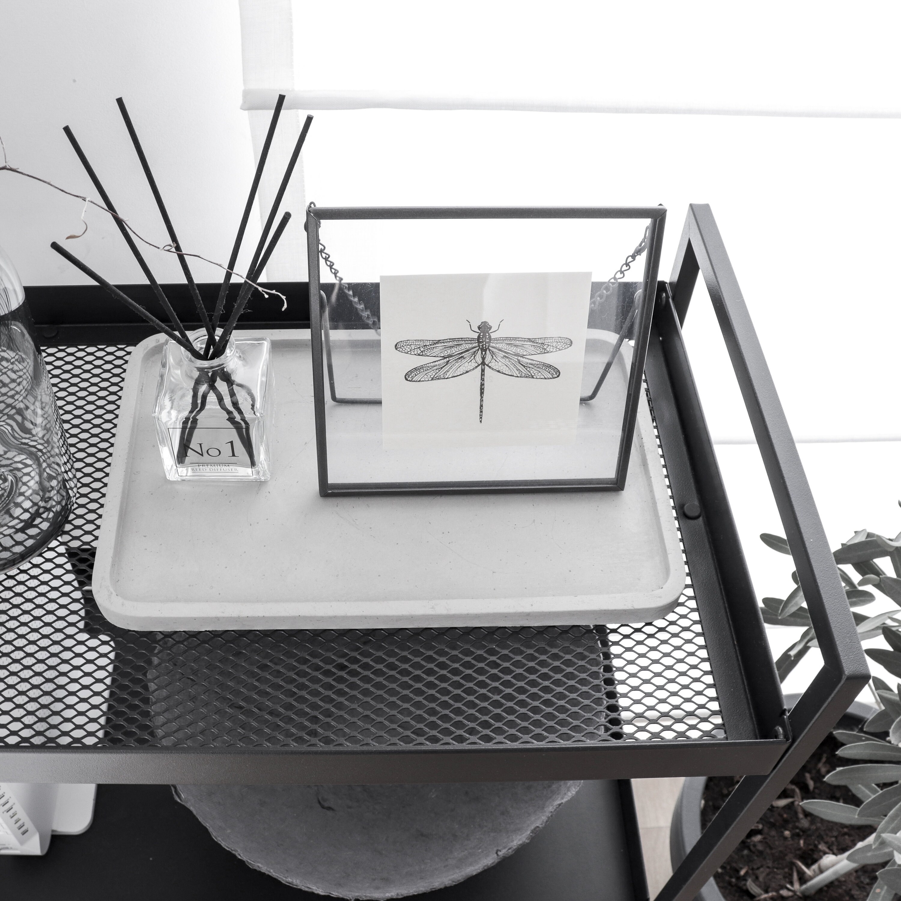 Coffee table tray Large concrete tray Vanity tray Catchall Etsy