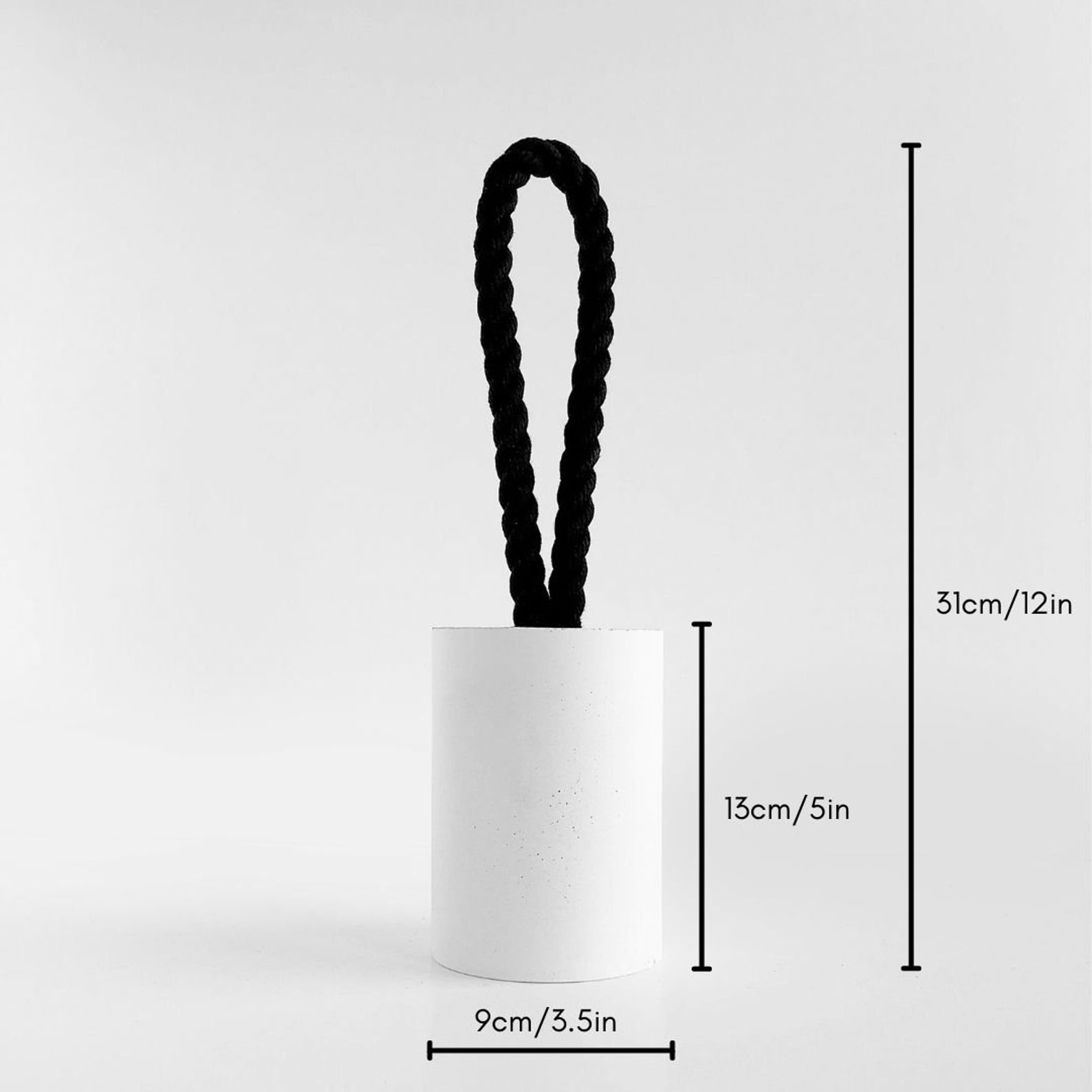 Concrete Door Stopper / Cylinder Door Stop / Heavy Door Stop Etsy