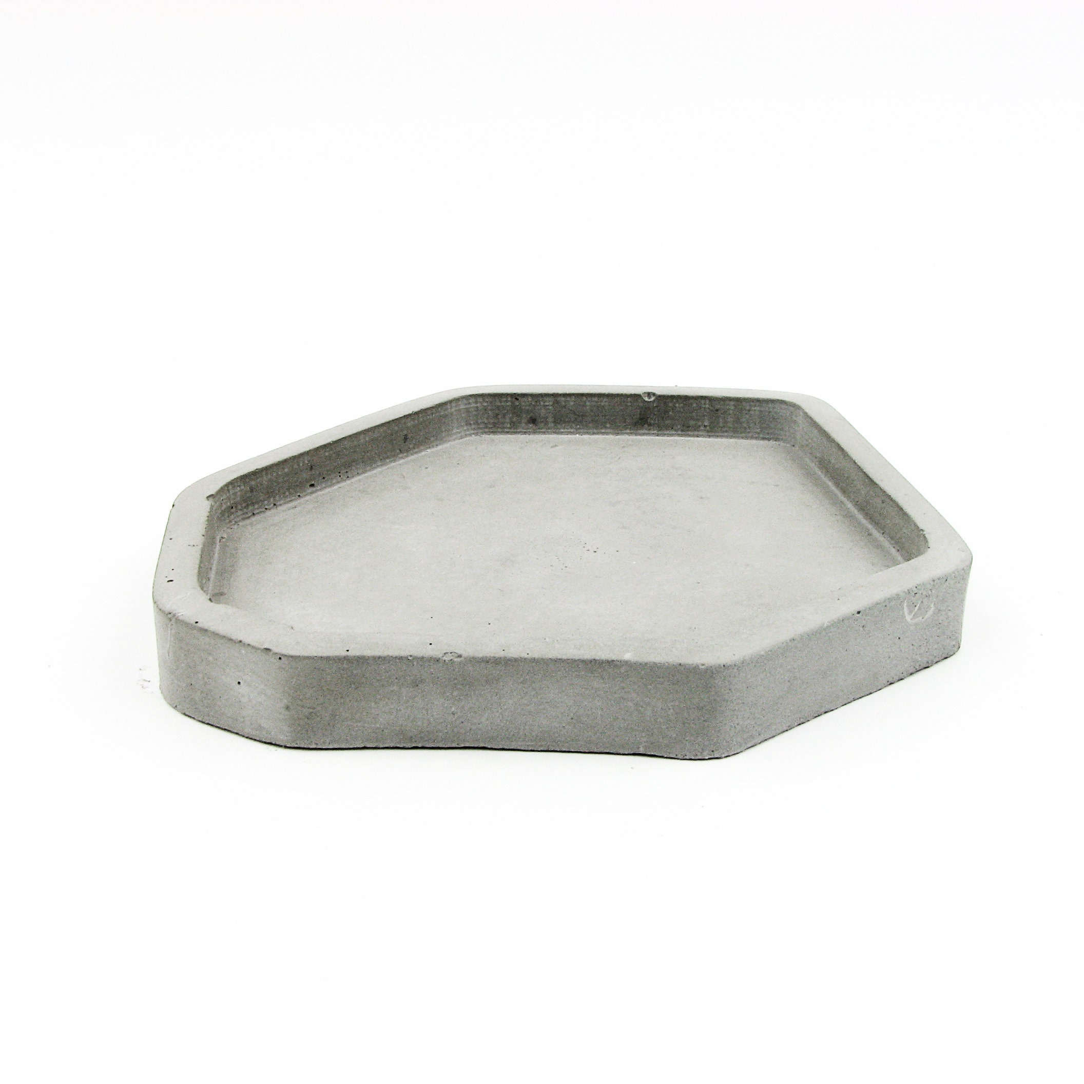 Terracotta Concrete Tray / Small Catchall Tray / Cement Tray / Etsy