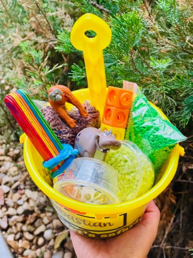 Custom Sensory Party Favor Buckets Etsy