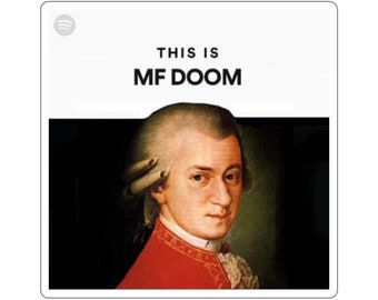 MF Doom (Mozart Freakgang) Stickers