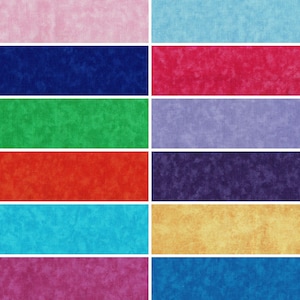 BRIGHT BLENDERS Prints Jelly Roll Strips ~ 2.5&quot; x WOF ~ 12 Strips per Set ~ 100% Cotton Fabric ~ Quilt Fabric Strips  (#54C)