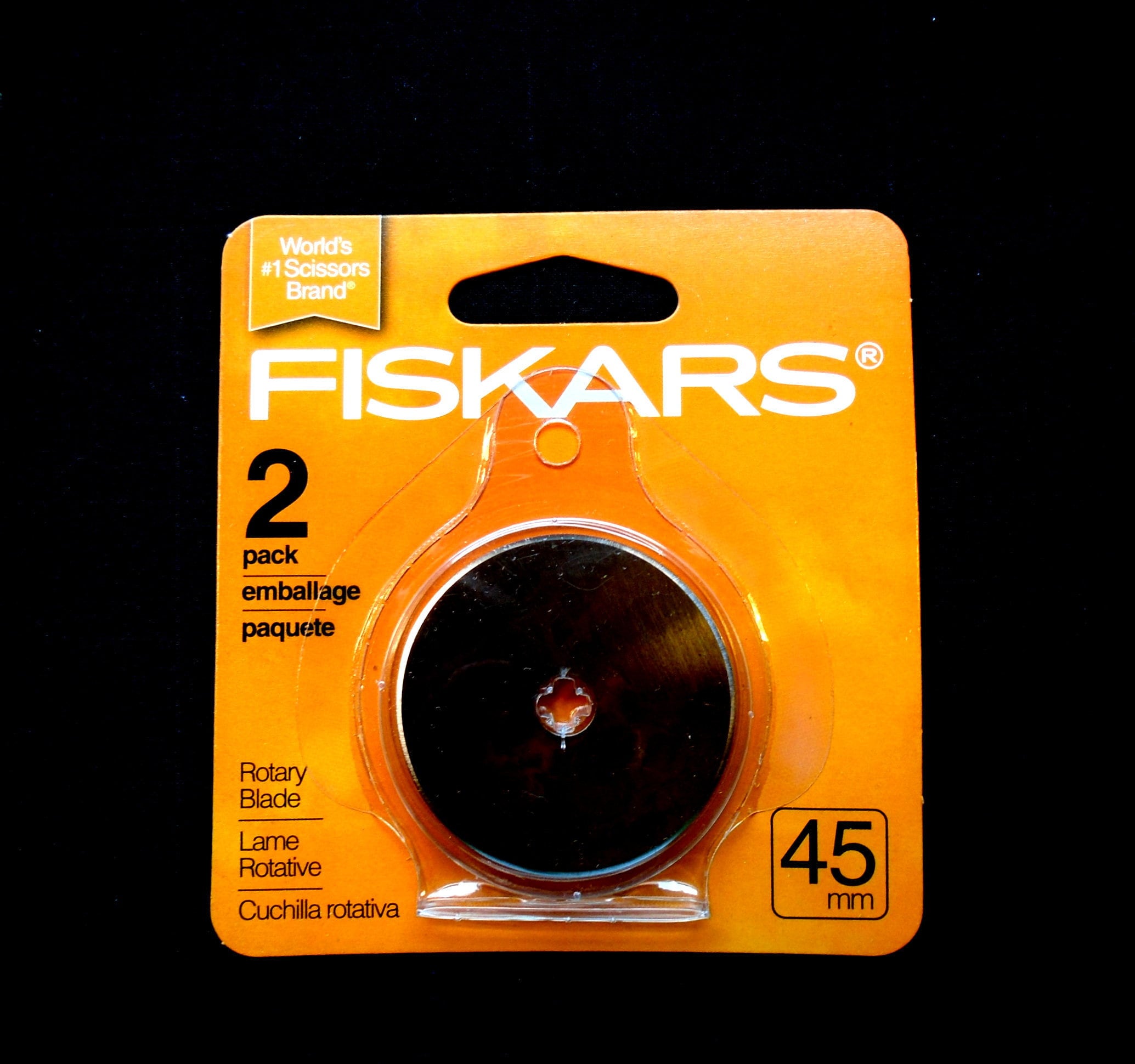 FISKARS 45mm Blades, 2 Pack, Replacements for Rotary Cutter 5056 