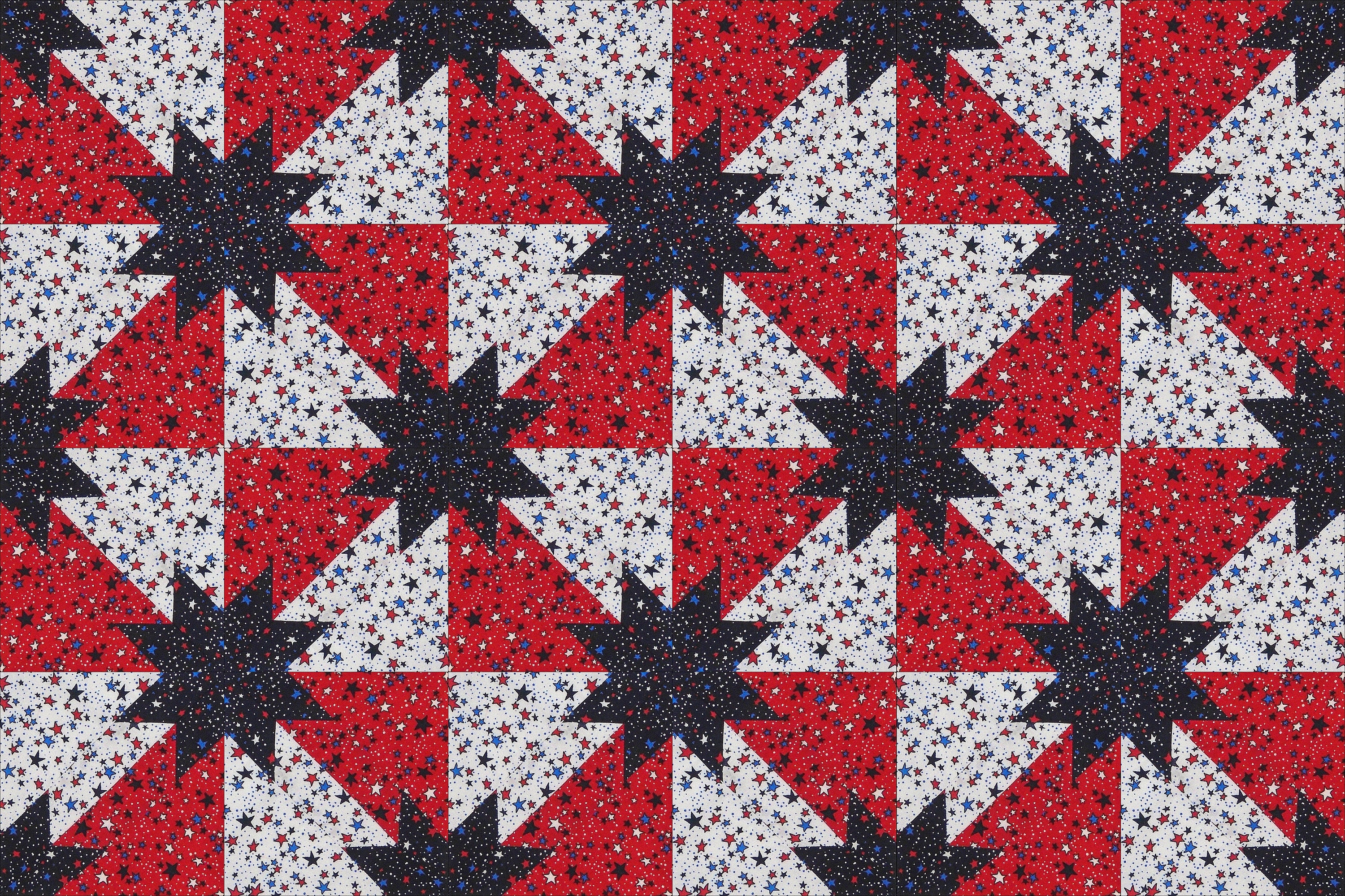 Mini Sparklers precut mini charm pack 2.5 squares quilt fabric 184 pieces  patriotic Red White and Blue