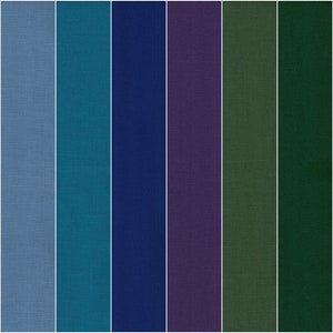 Subdued Solids Jelly Roll Strips ~ 2.5&quot; x WOF ~ 12 Strips per Set ~ 100% Cotton Fabric ~ Quilt Fabric Strips (stock #63C)