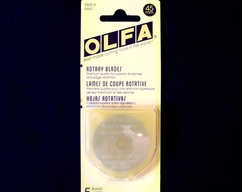 OLFA 45mm ~ 5 pack ~ Rotary Cutter Blades  (#RB45 5)