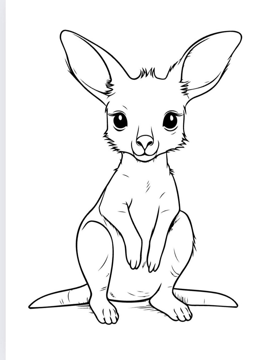 50 Pages Cute Coloring Animals for Kids - Etsy