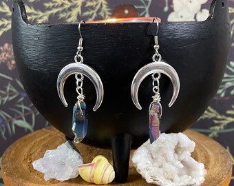 Moon Crystal earrings