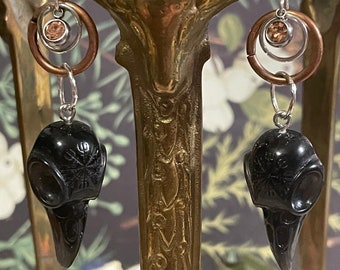 Conjuring Crows earrings