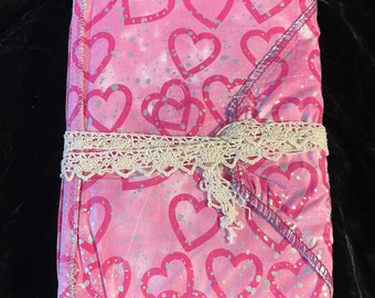 Pink wedding themed greenOAK journal