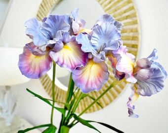 Real Touch Artificial Iris Flower | Faux Iris | DIY | Flowers Home Decorations | Gifts