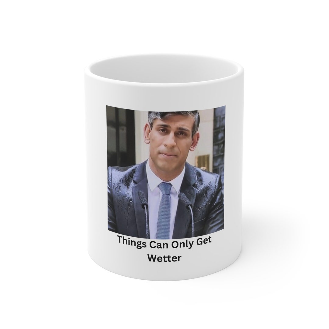 Things can only get wetter 2024 uk election mug etsy
