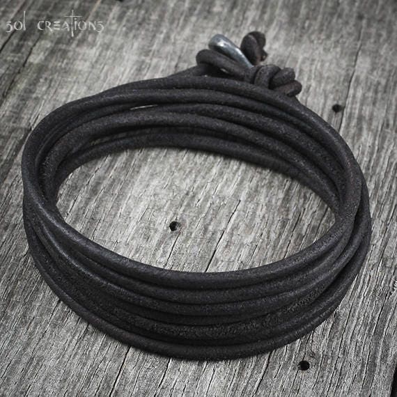 Mens leather surfer bracelet online