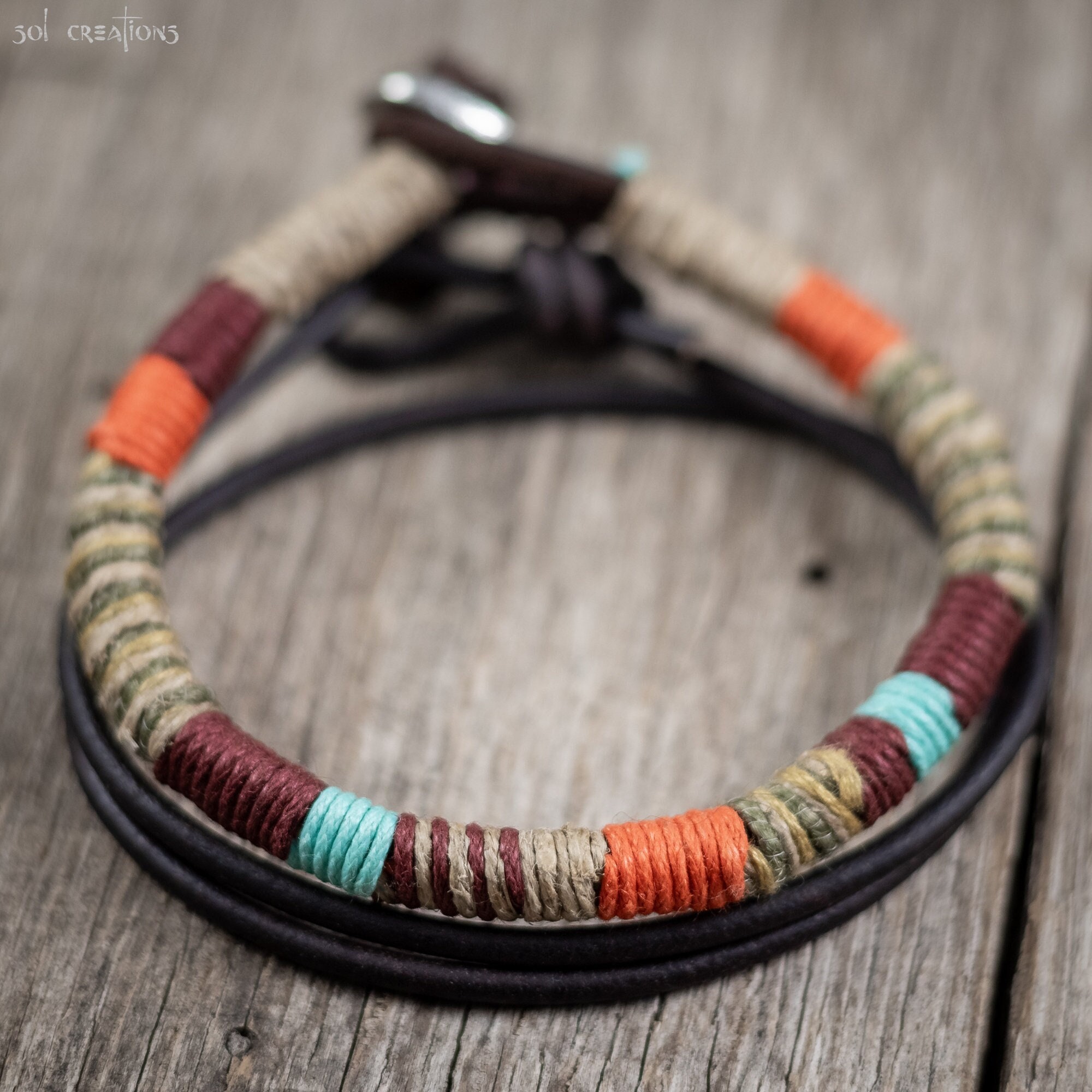 Mens Pewter Ring Leather Cord Necklace – Sol Creations