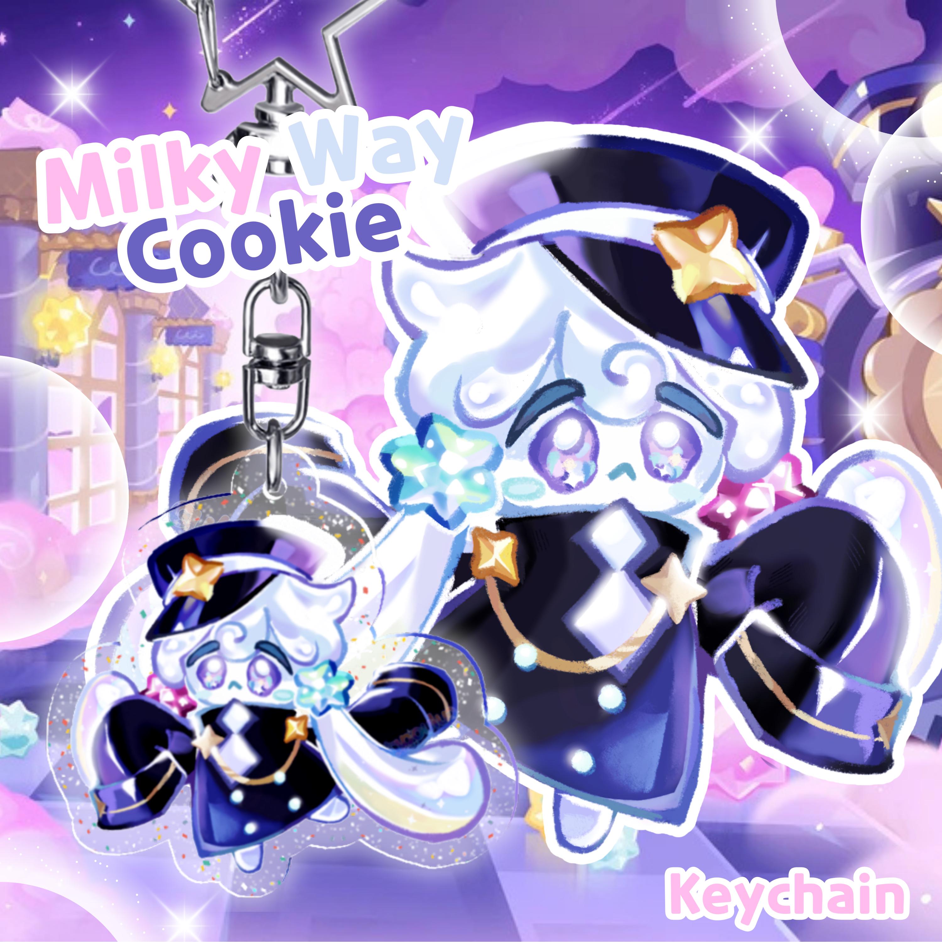 milkyway様おまとめ Milky Way Cookie Keychain – Acrylic Charm With Star Clasp - Etsy