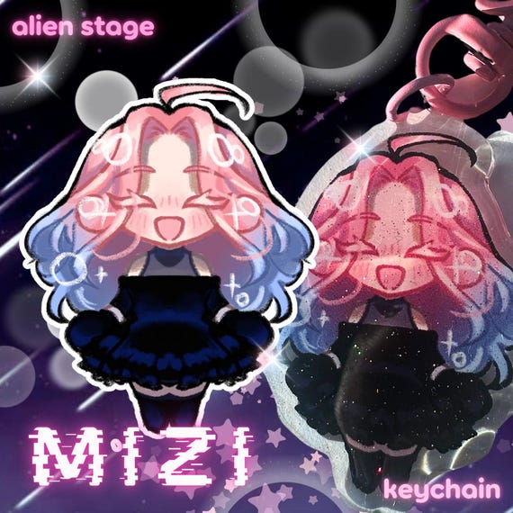 Mizi - Alien Stage Acrylic Keychain - Etsy