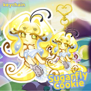 Sugarfly Cookie Arcylic Keychain - Etsy