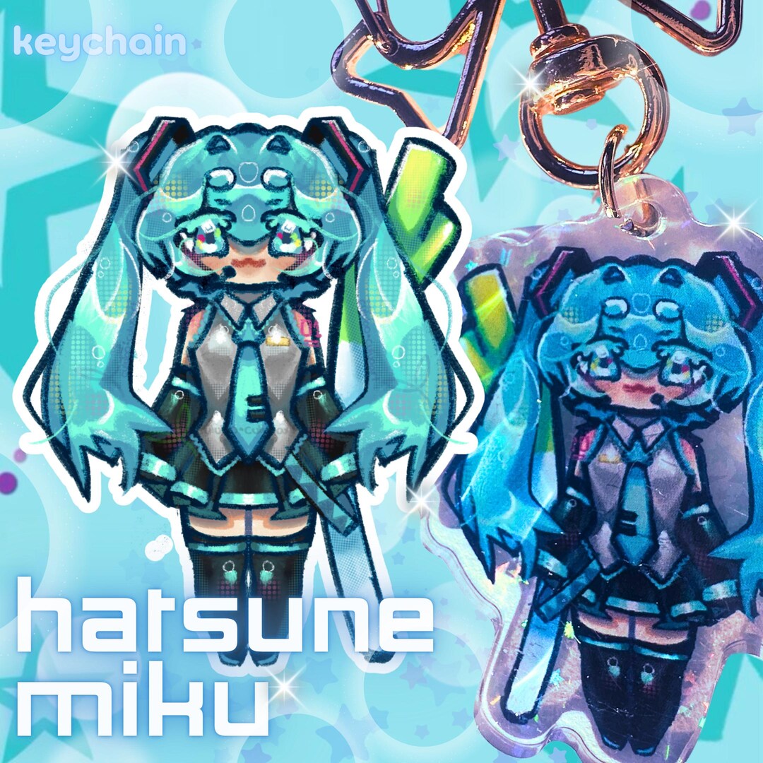 Hatsune Miku - Alien Stage Keychain Fanart - Etsy