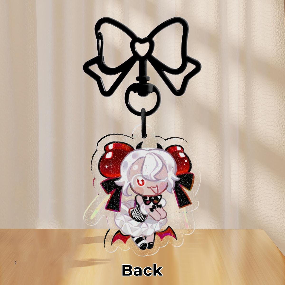 Candy Apple Cookie – Acrylic Glitter Keychain - Etsy