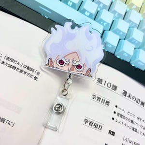 G5 White Haired Peeker Badge Reels (ID) NON-ANIME