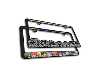 Custom LPF Self Drawn Cloud/Eye Plate Frames (PAIR) Non-Anime Original Parody