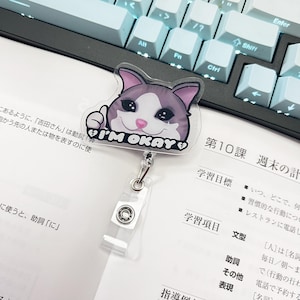 I&#39;m okay Neko Badge Reels (ID) NON-ANIME