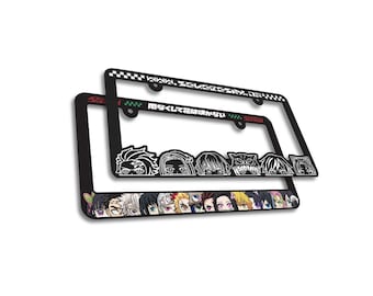 Custom LPF Self Drawn NON-ANIME (Mix & Match) Parody D S License Plate Frames