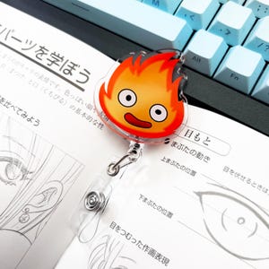 Self Drawn Flame Fire Badge Reels (ID) NON-ANIME