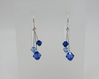 Swarovski Earrings for Zigzag necklace