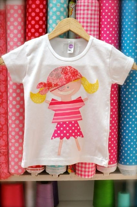 Items similar to Girly Pink Pirate Best Friend T-Shirt on Etsy