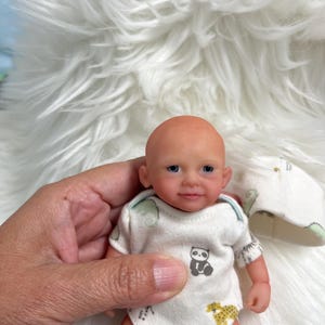 Made to order Hand Sculpted to Silicone Mini micro Baby Boy Sumaq 6 in Full Body Silicone by Patty Rowe Allow 2 to 3 weeks