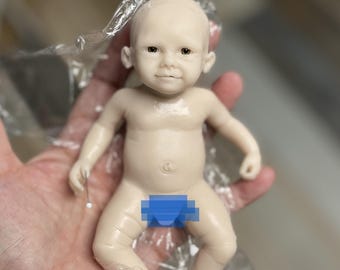 Unpainted Silicone Blank Kit: Micro 6" Male Doll - Sumaq by Patricia Rowe