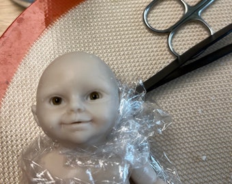 Ready to SHIP Fantasy FBS Blank Kit Mini Baby girl “killa” -Sale is for Silicone Blank Kit, eyes NOT included - by Patricia Rowe