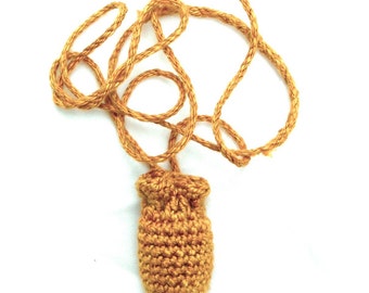 Amulet Bag For Your Treasure PDF Crochet Pattern