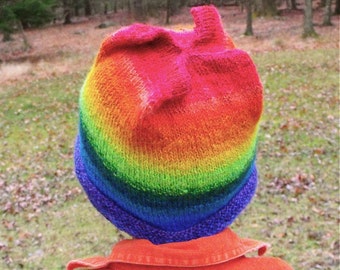 Pinwheel Hat Pattern Knit Knitted PDF