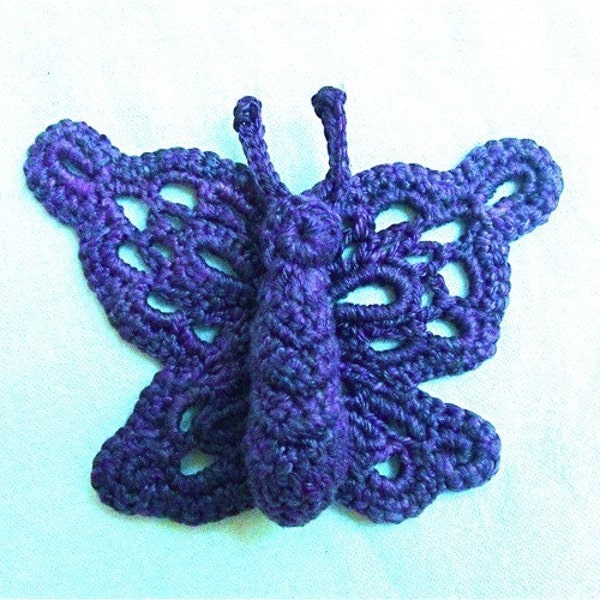 Olivia Butterfly Motif Crochet Pattern PDF