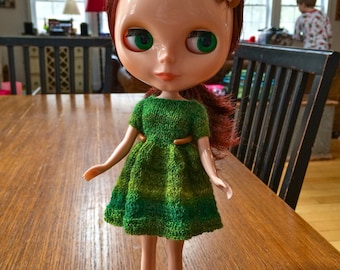 Blythe Delilah Dress Knitting Pattern PDF Knit