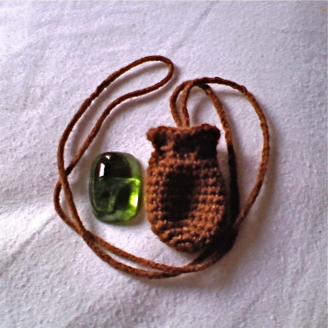 Amulet Bag for Your Treasure PDF Crochet Pattern Etsy