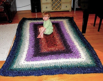 Crocheted Granny Rug Pattern PDF