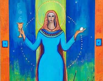 Goddess Art - Mary Magdalene, A Woman of Power Art Print