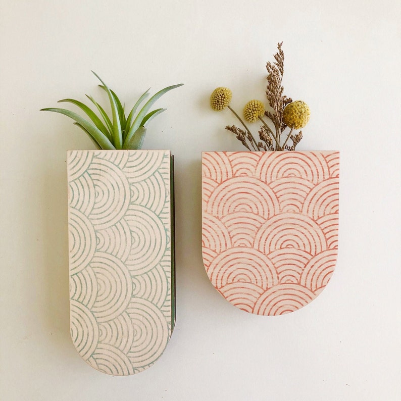 Modern Wall Vase Decor Planter Hanging Vase for Wall Indoor Etsy