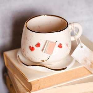 Pink "Book & Heart" set