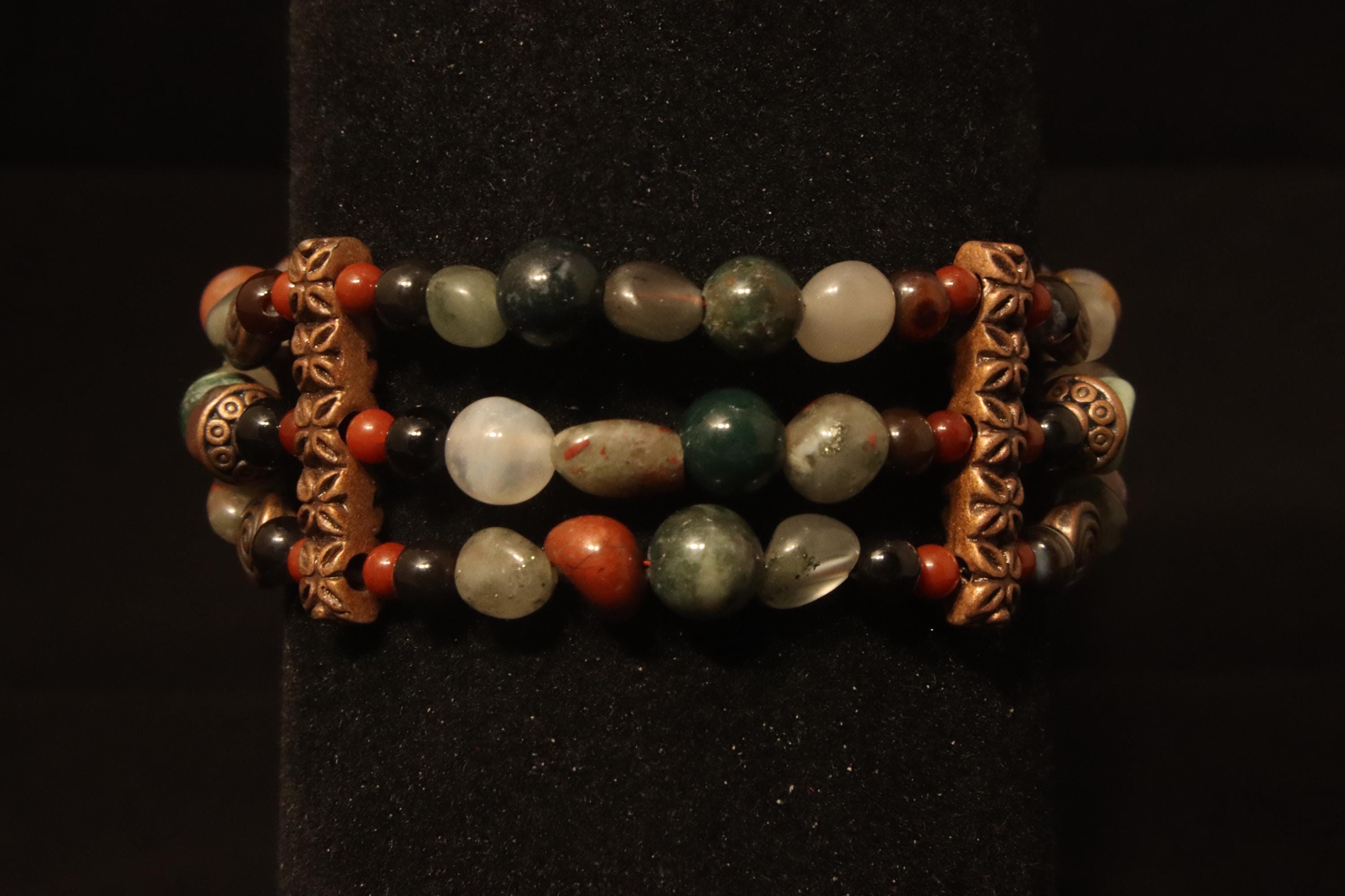 インドのハンシージャスパー（ブラッドストーン) インド産ブラッドストーン(ファンシージャスパー)/Fancy Jasper